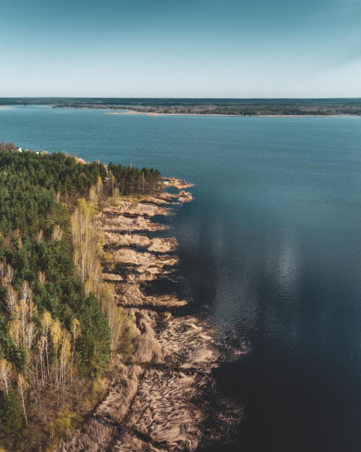 Lesna 21 Dom Poludnie Przy Puszcza Bialowieska Luka Bagian luar foto