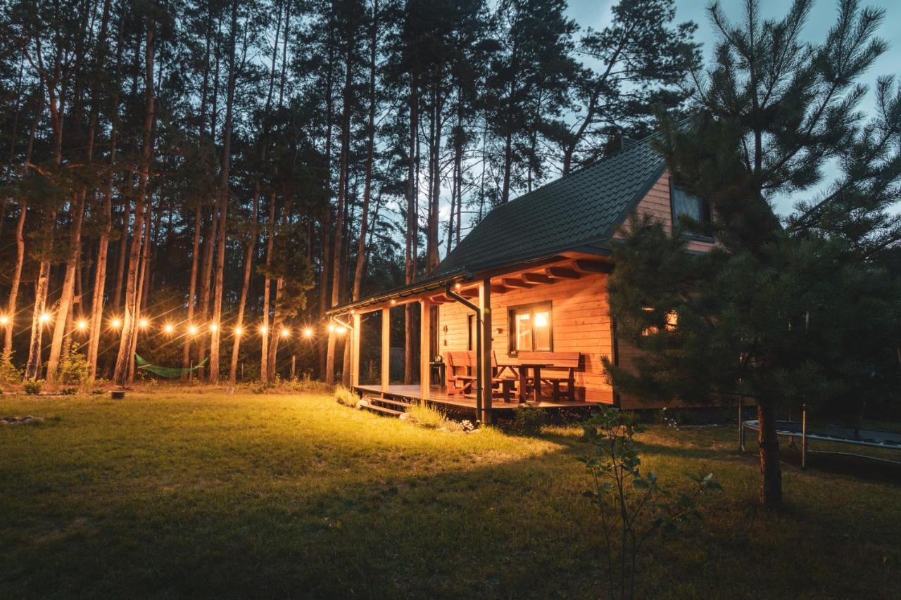 Lesna 21 Dom Poludnie Przy Puszcza Bialowieska Luka Bagian luar foto