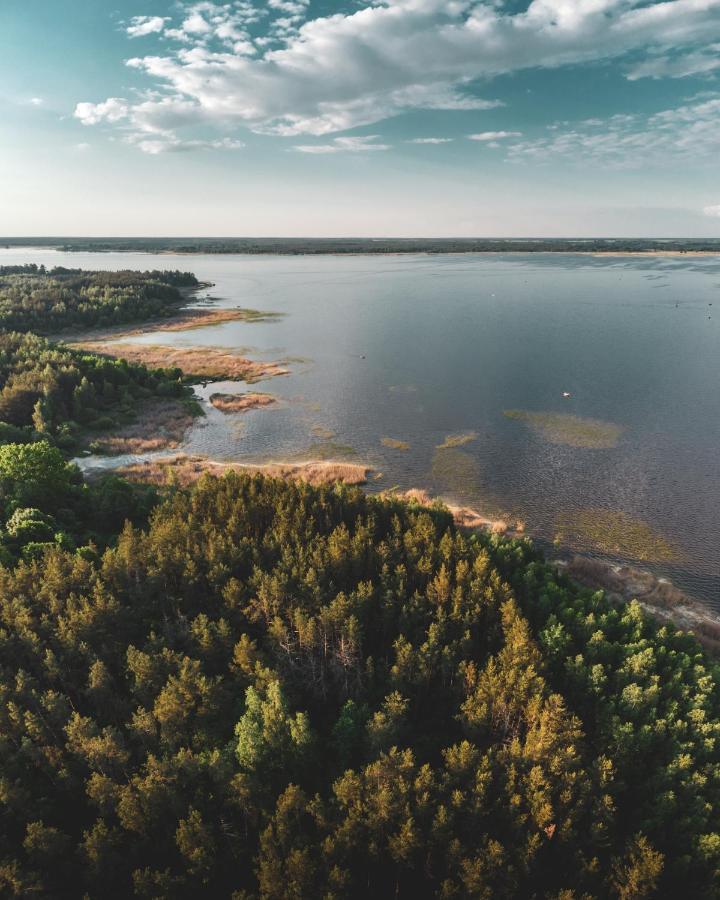 Lesna 21 Dom Poludnie Przy Puszcza Bialowieska Luka Bagian luar foto